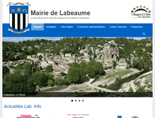 Tablet Screenshot of mairiedelabeaume.fr